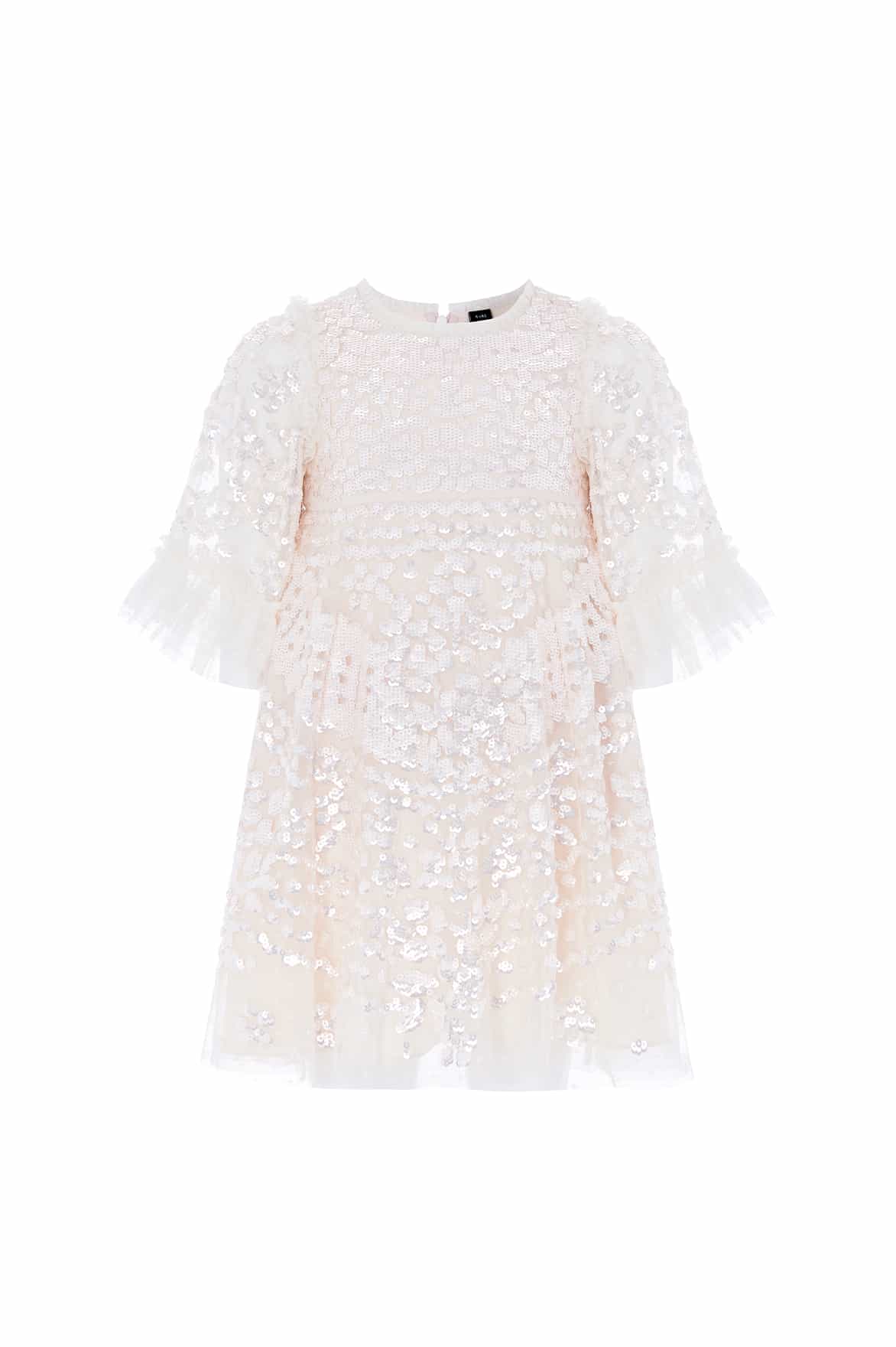 Anais Sequin Kids Dress