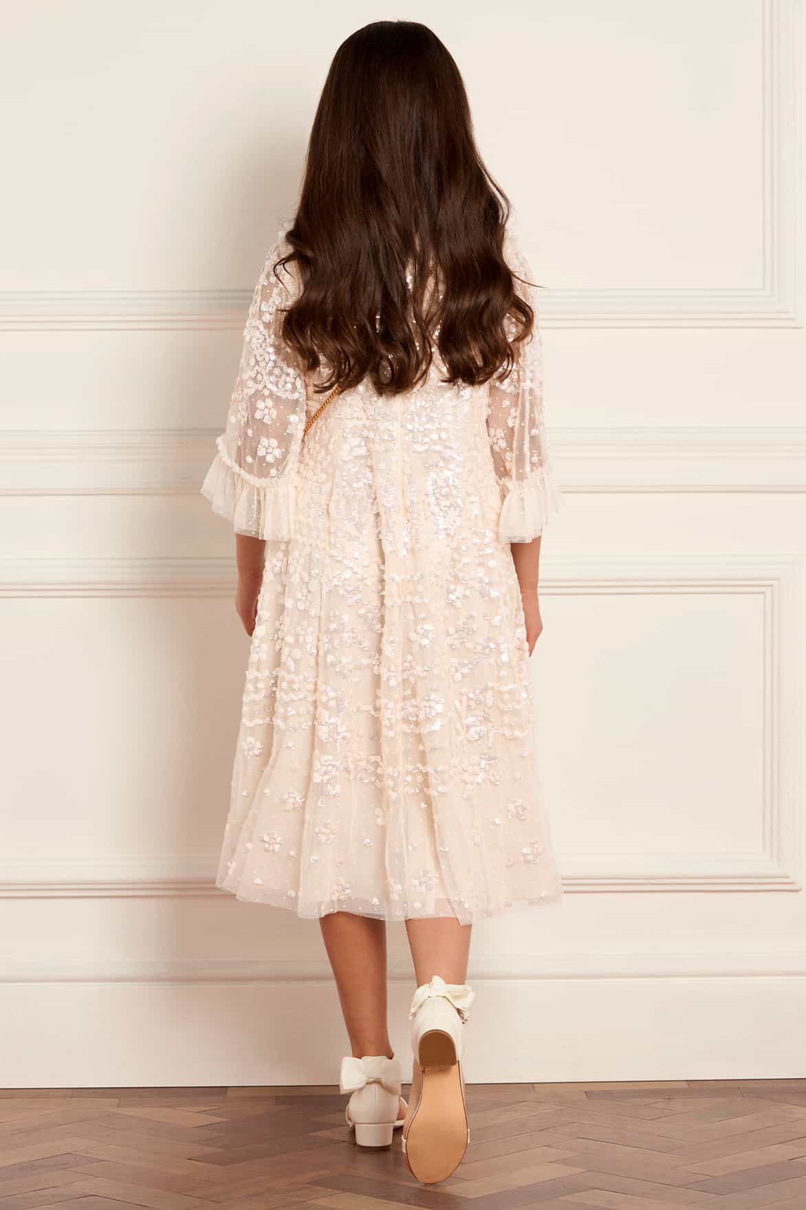 Anais Sequin Kids Dress