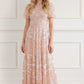 Anais Sequin Short Sleeve Gown