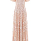 Anais Sequin Short Sleeve Gown