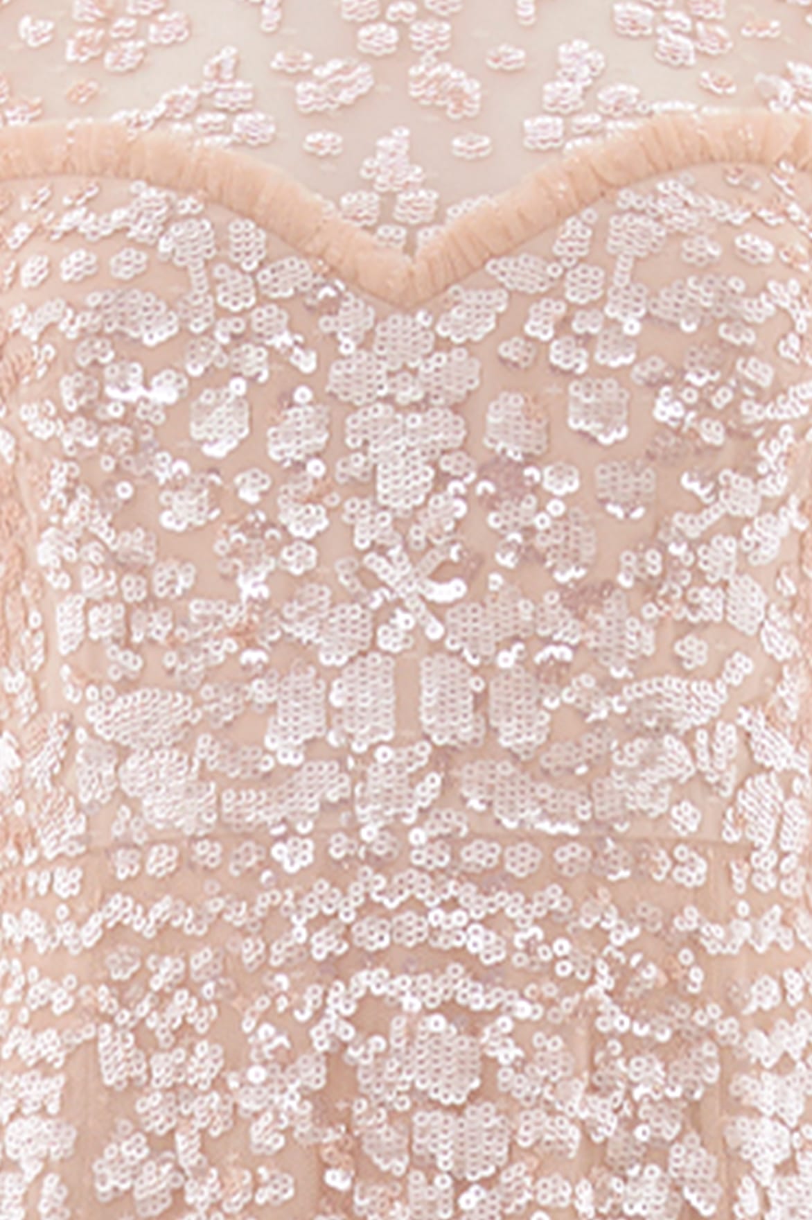 Anais Sequin Short Sleeve Gown