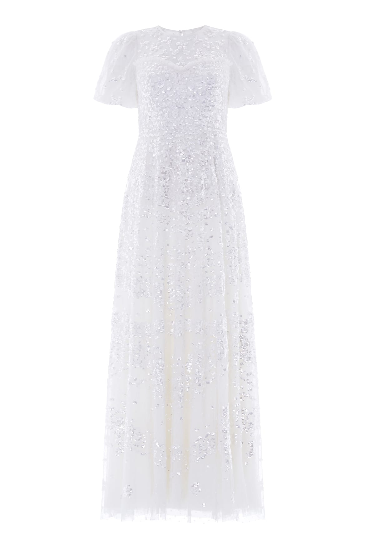 Anais Sequin Short Sleeve Gown