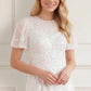 Anais Sequin Short Sleeve Gown