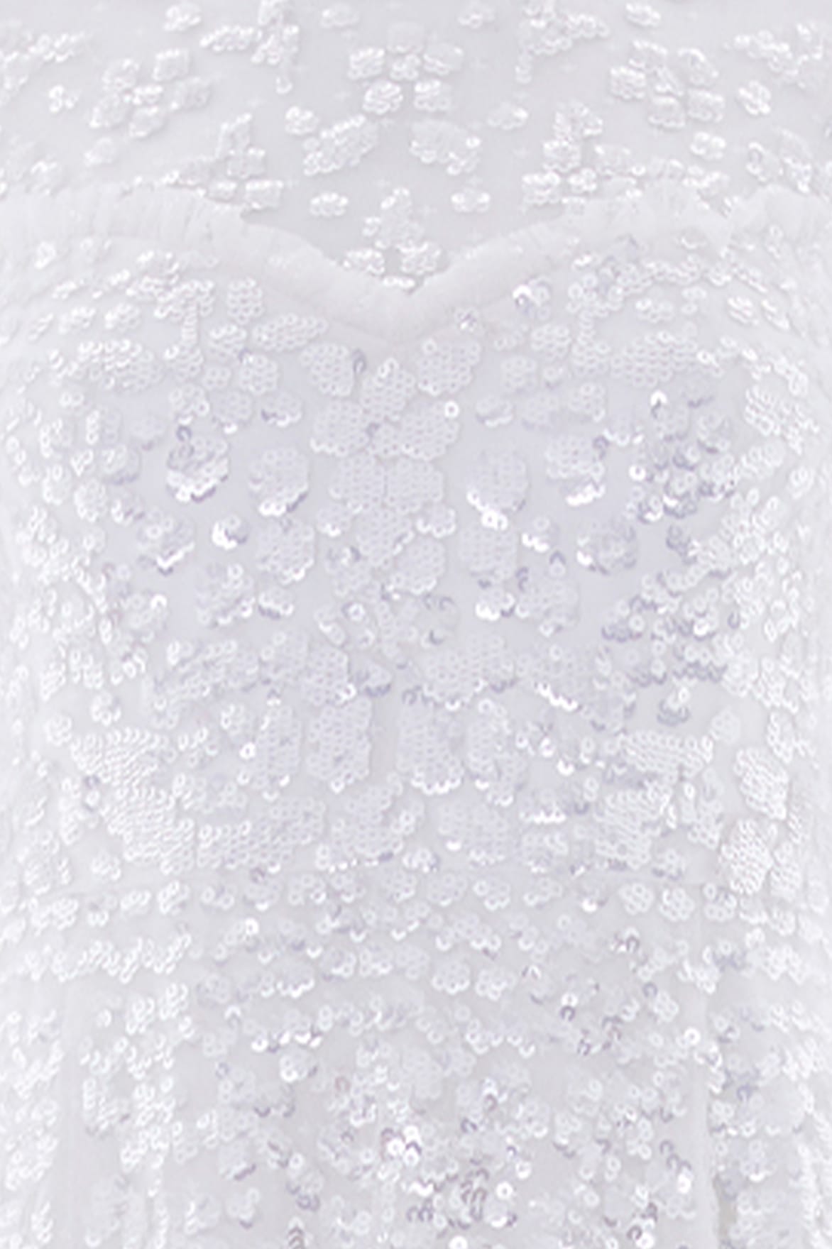 Anais Sequin Short Sleeve Gown