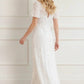 Anais Sequin Short Sleeve Gown