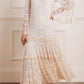 Annie Sequin Tiered Ankle Gown