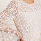 Annie Sequin Tiered Ankle Gown