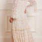 Annie Sequin Tiered Ankle Gown