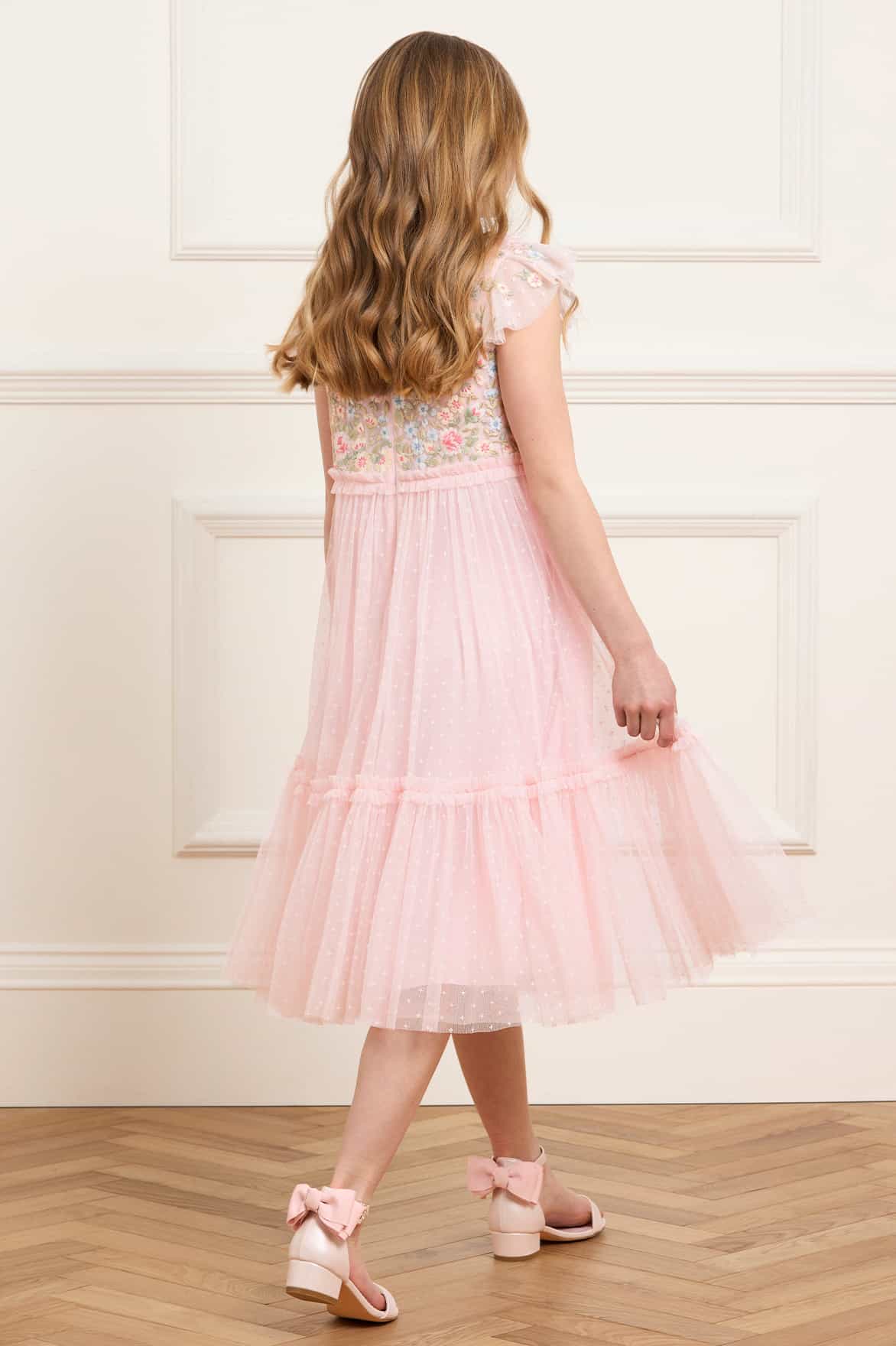 Antoinettes Floral Bodice Kids Dress