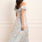 Antoinettes Floral Off-Shoulder Ballerina Dress