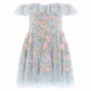 Antoinettes Floral Off-Shoulder Micro Mini Dress
