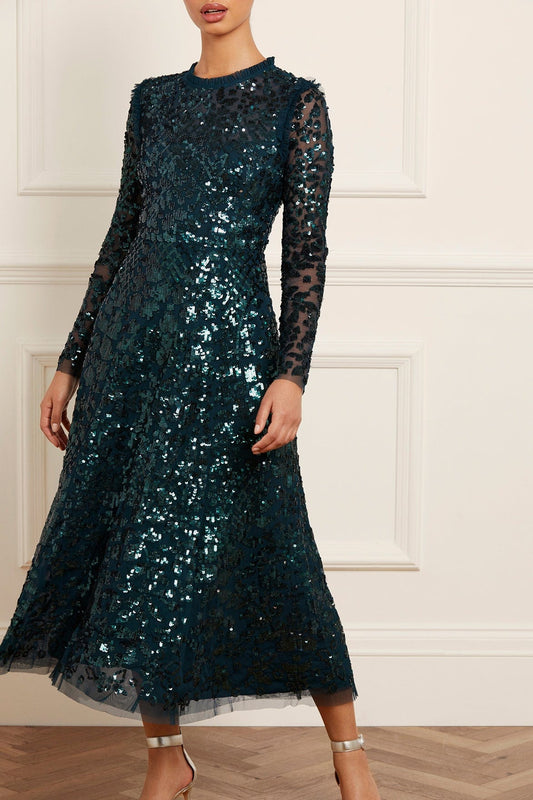 Aurelia Long Sleeve Ballerina Dress