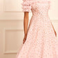 Autumn Leaves Off-Shoulder Ballerina Dress