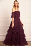 Aviana Off-Shoulder Gown