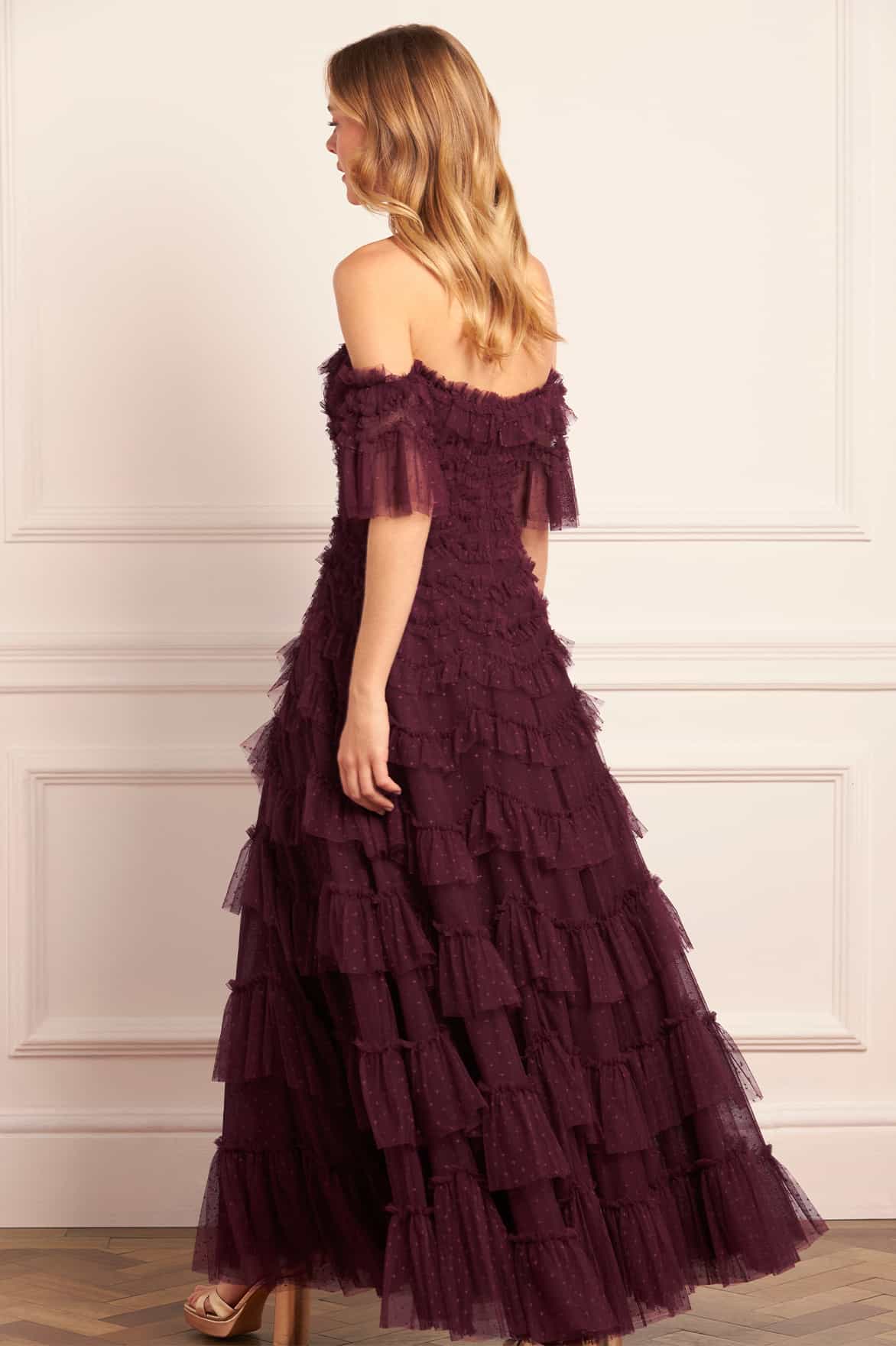 Aviana Off-Shoulder Gown
