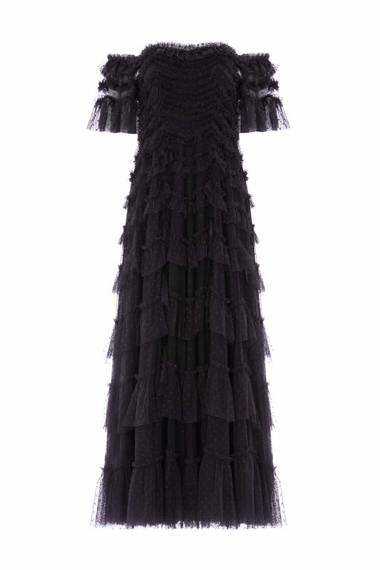 Aviana Off-Shoulder Gown