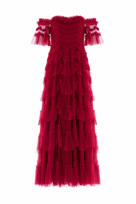 Aviana Off-Shoulder Gown