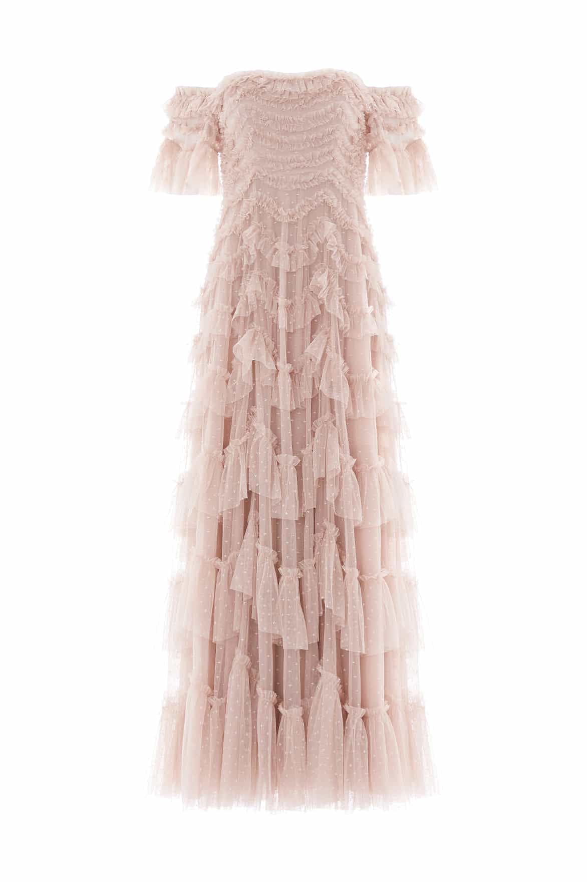 Aviana Off-Shoulder Gown