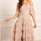 Aviana Off-Shoulder Gown