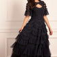 Aviana Short Sleeve Gown