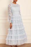 Blossom Lace Ankle Gown