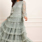 Blossom Lace Ankle Gown