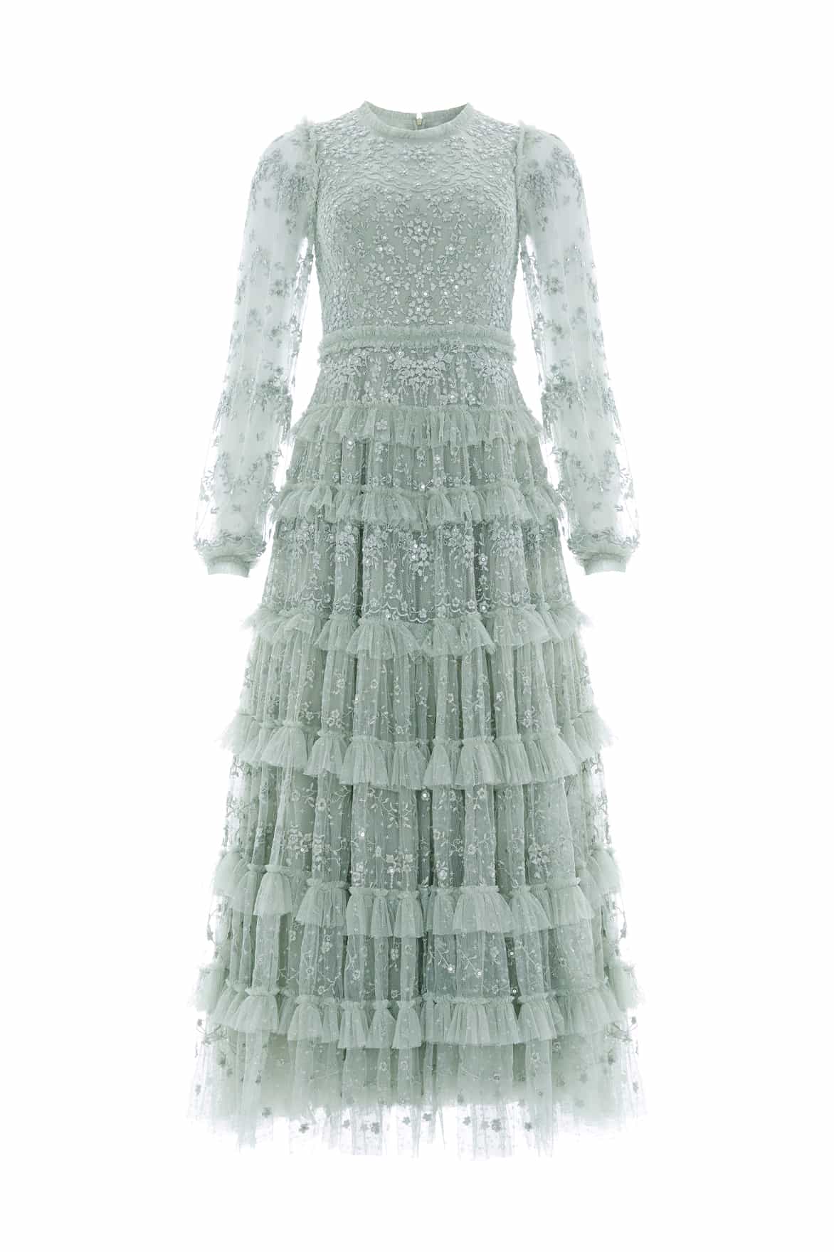 Blossom Lace Ankle Gown