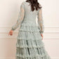 Blossom Lace Ankle Gown