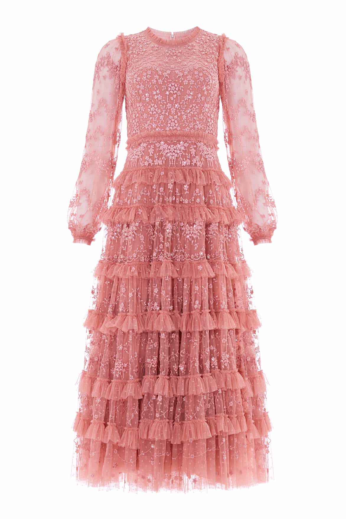 Blossom Lace Ankle Gown