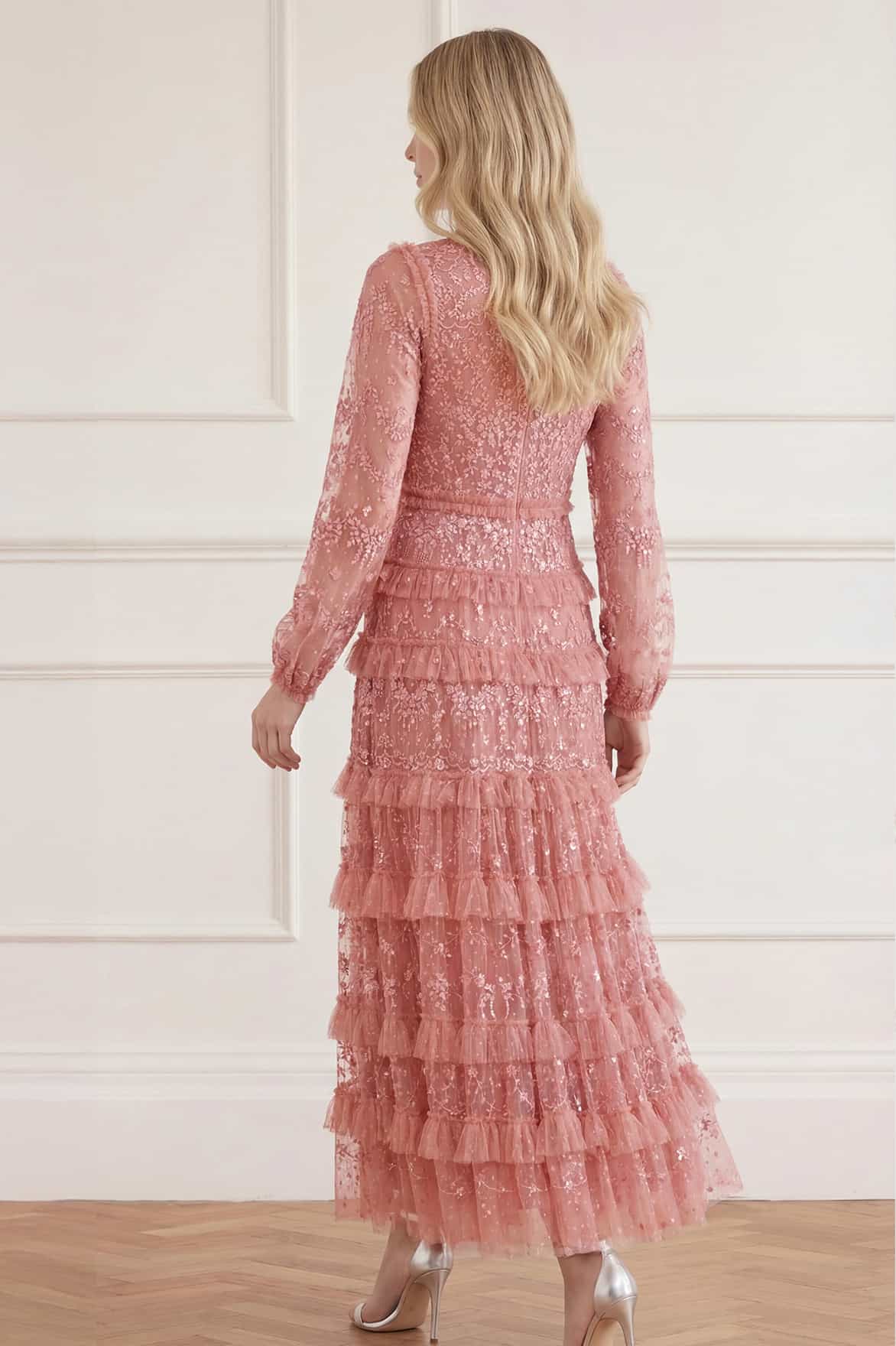 Blossom Lace Ankle Gown