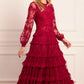 Blossom Lace Ankle Gown