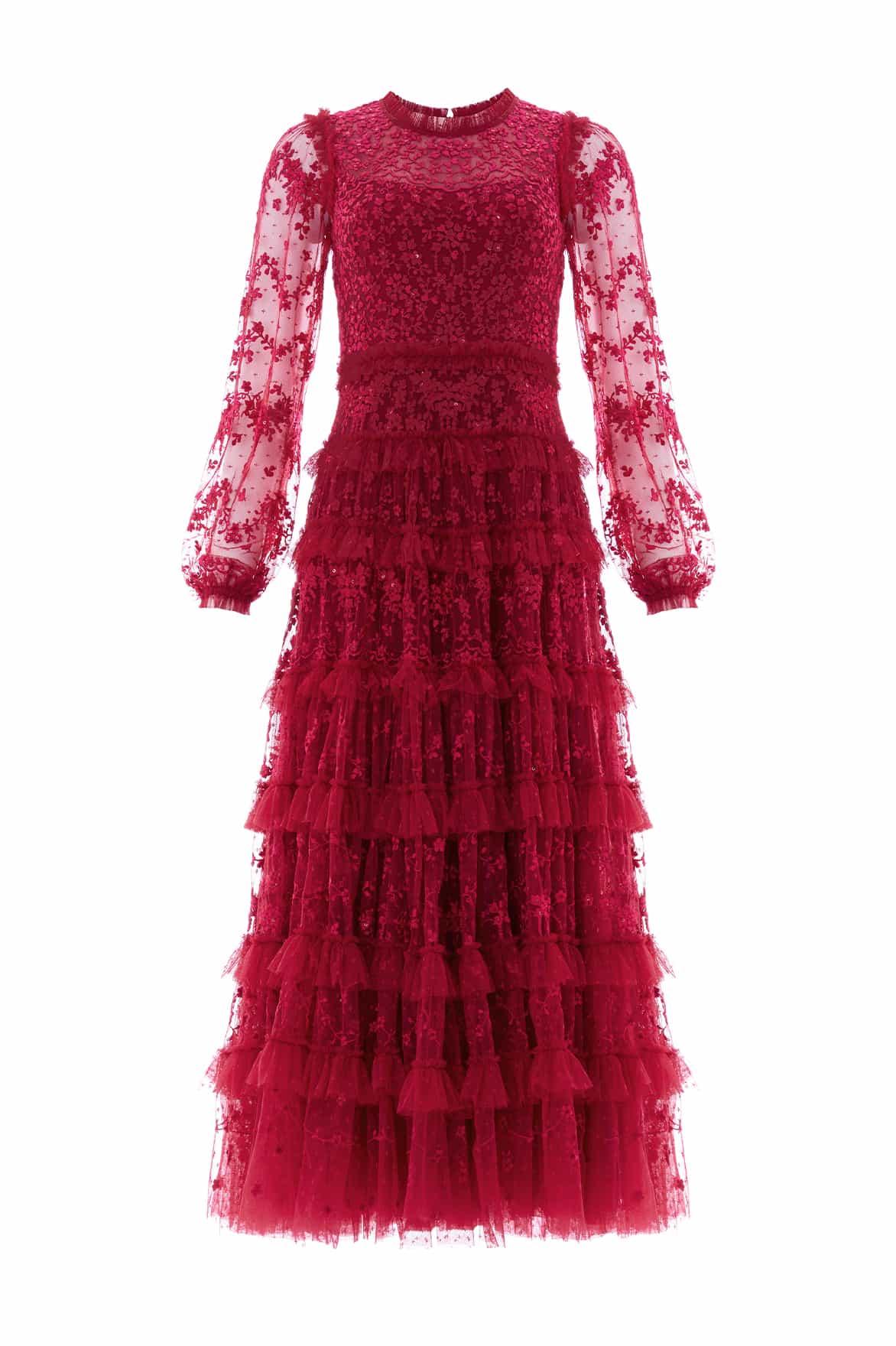 Blossom Lace Ankle Gown