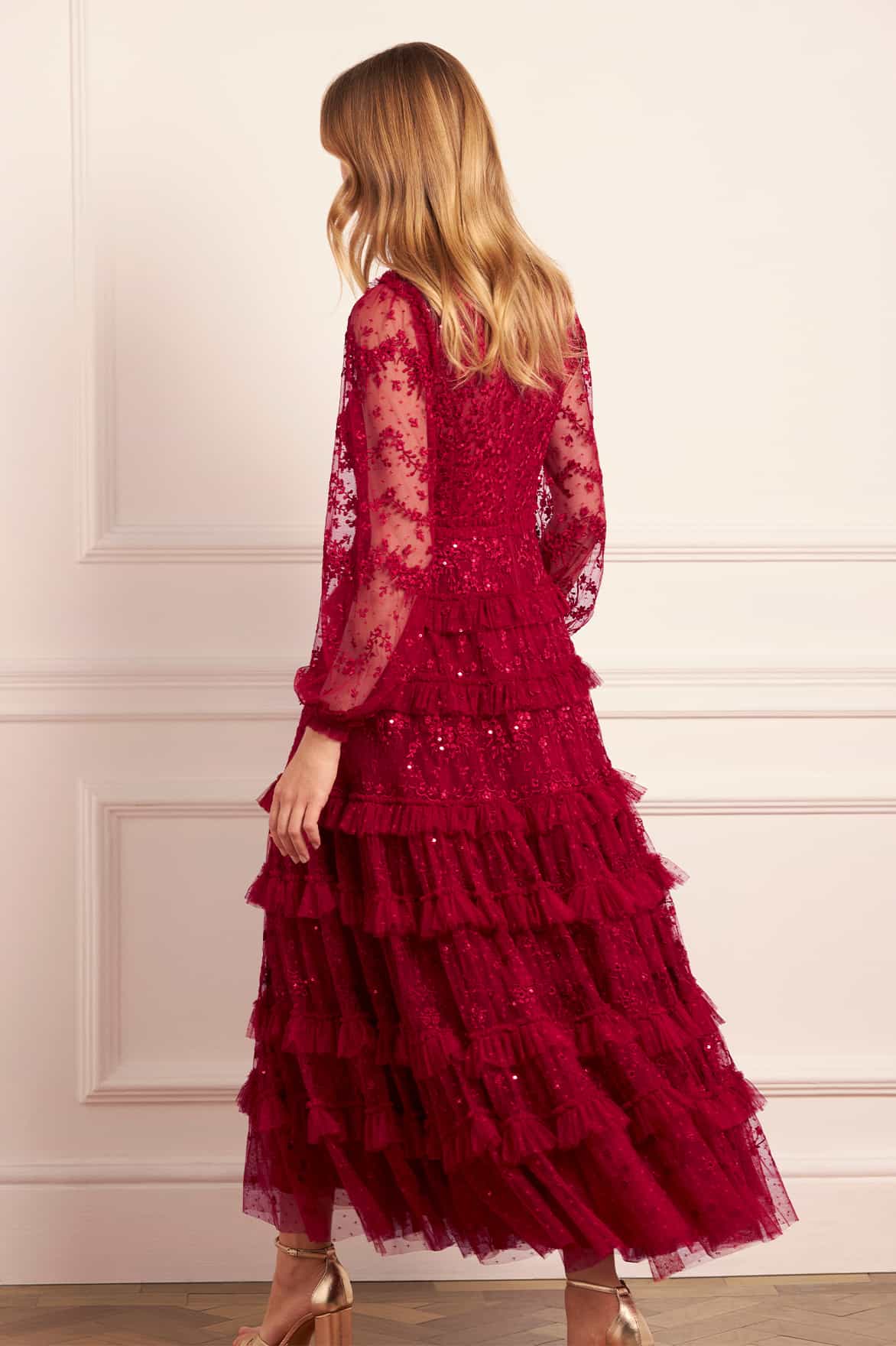 Blossom Lace Ankle Gown