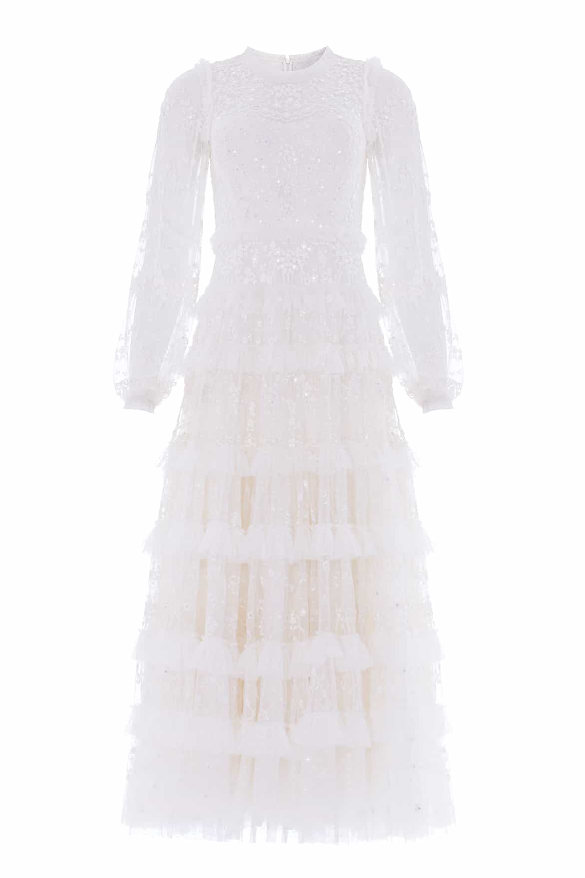 Blossom Lace Ankle Gown
