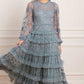 Blossom Lace Ankle Gown