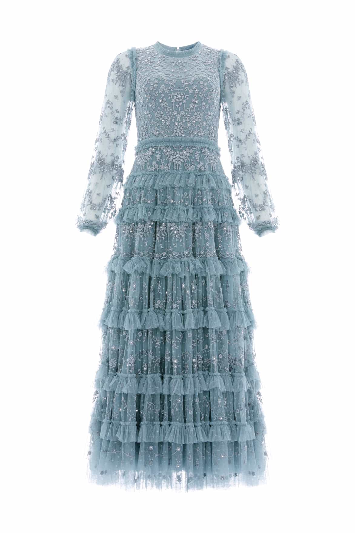 Blossom Lace Ankle Gown
