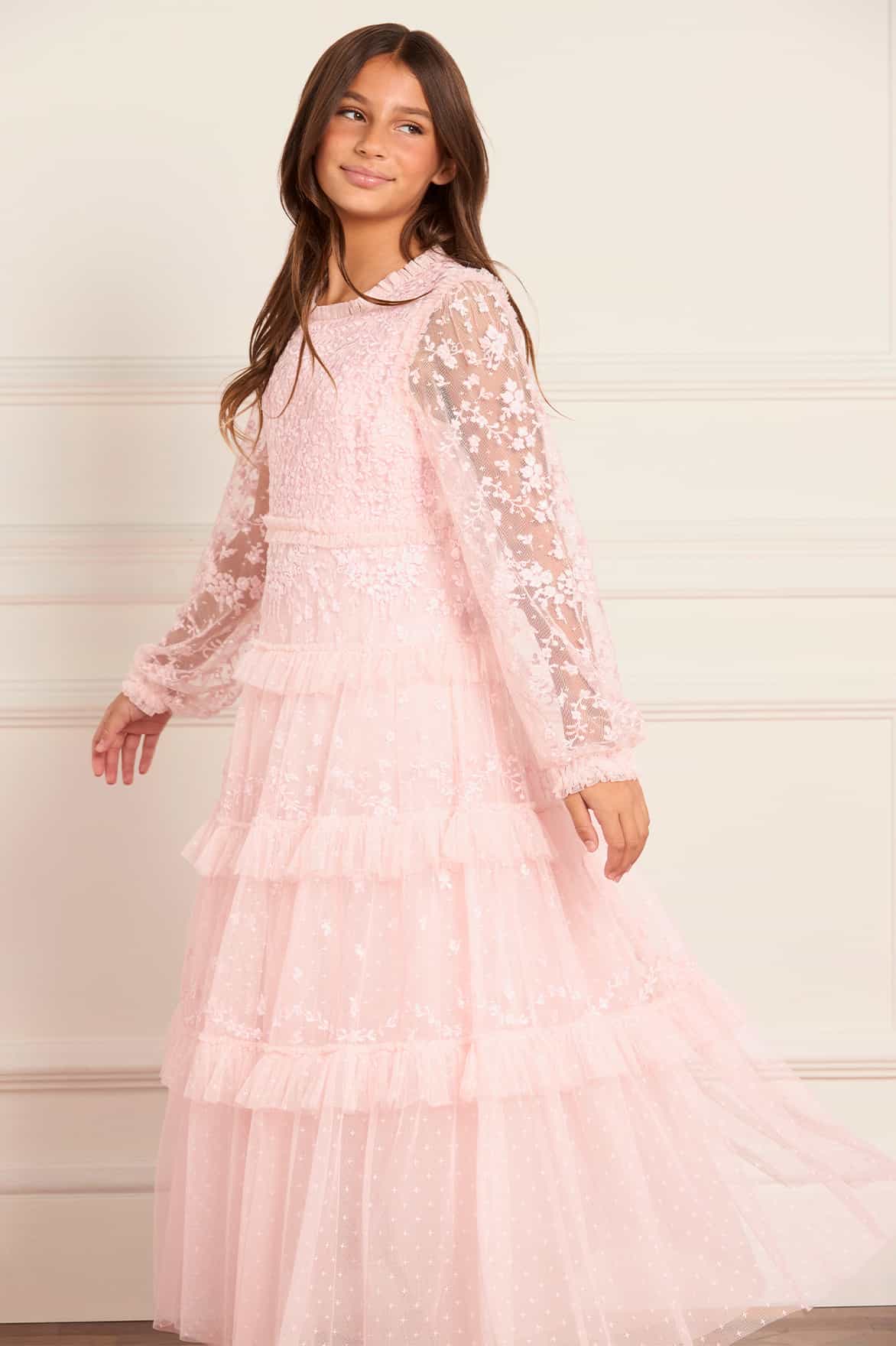 Blossom Lace Kids Gown
