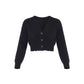 Bow Stitch Cropped Cardigan