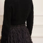 Bow Stitch Cropped Cardigan