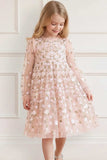 Camellia Ditsy Long Sleeve Kids Dress