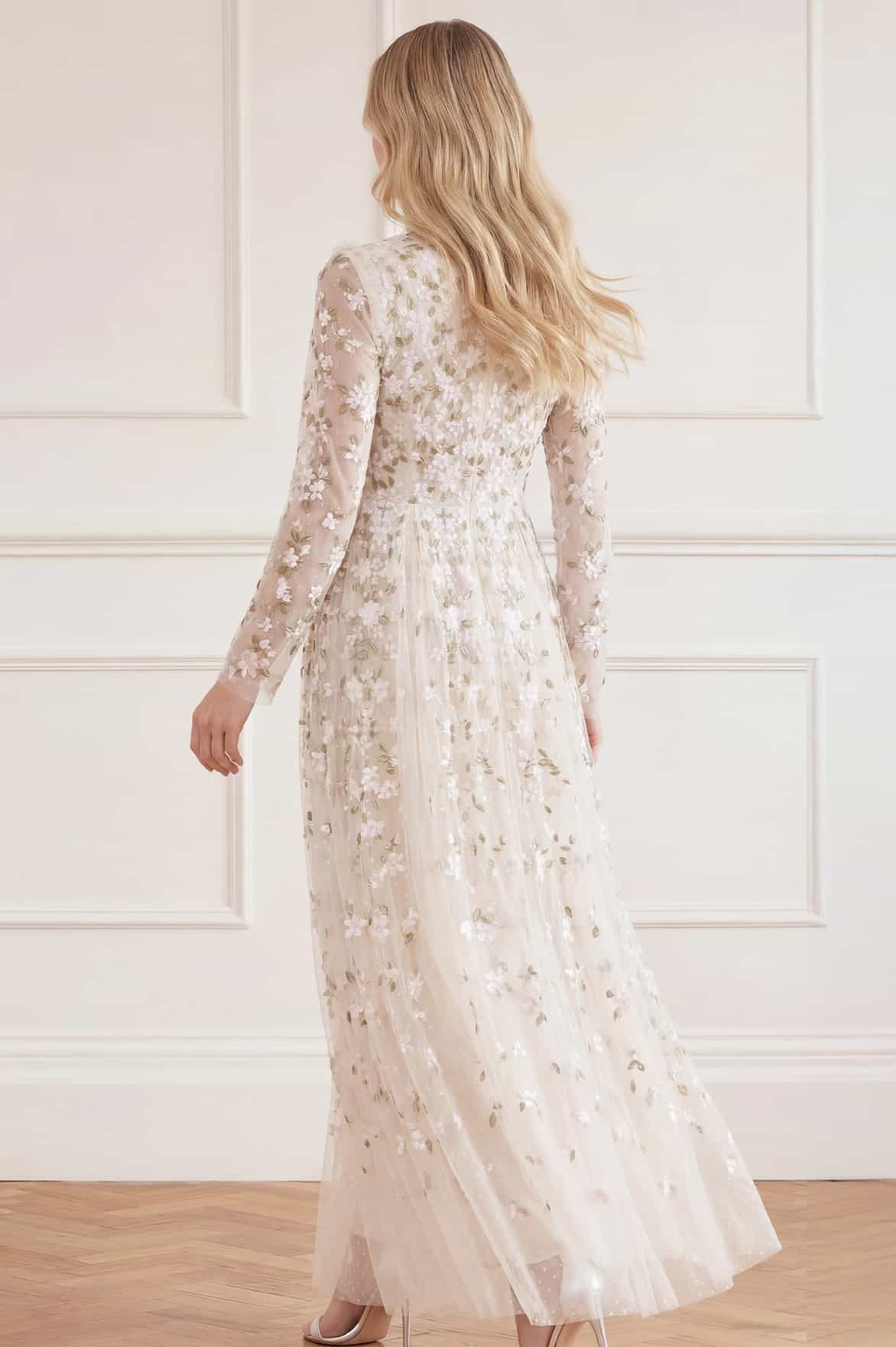 Camellia Ditsy Ankle Gown