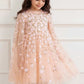 Camellia Ditsy Cape Kids Dress