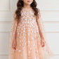 Camellia Ditsy Cape Kids Dress