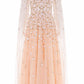 Camellia Ditsy Cape Sleeve Ankle Gown