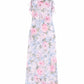 Camille's Garden Chiffon Halter-Neck Ankle Gown