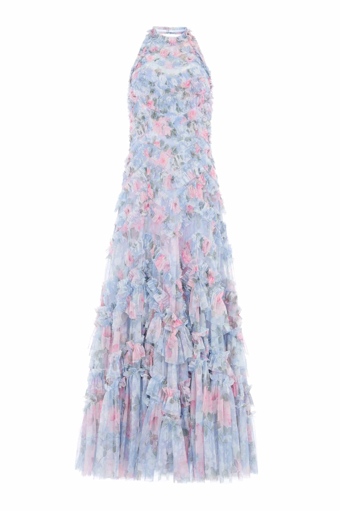 Camille's Garden Elia Halter-Neck Gown