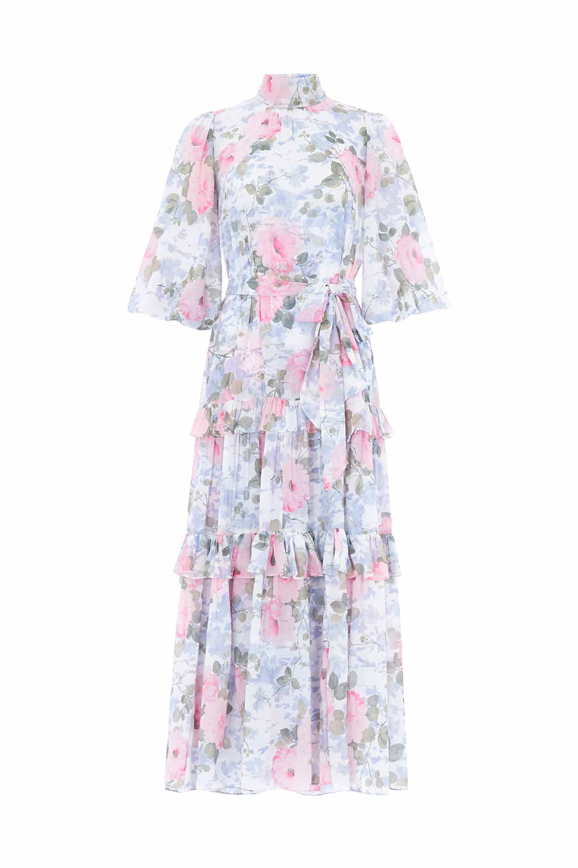 Camille's Garden Louisa Chiffon Ankle Gown
