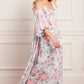 Camille's Garden Azeline Chiffon Off-Shoulder Cape