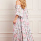 Camille's Garden Azeline Chiffon Off-Shoulder Cape