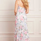 Camille's Garden Chiffon Cami Gown